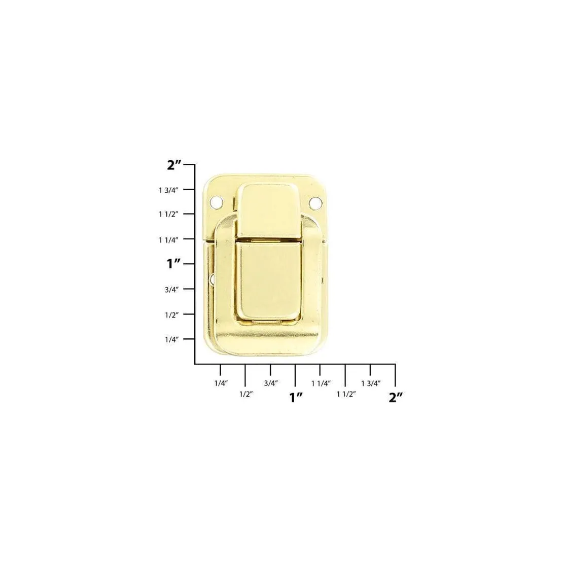 1 13/16" Brass, Catch, Steel, #L-273-BP