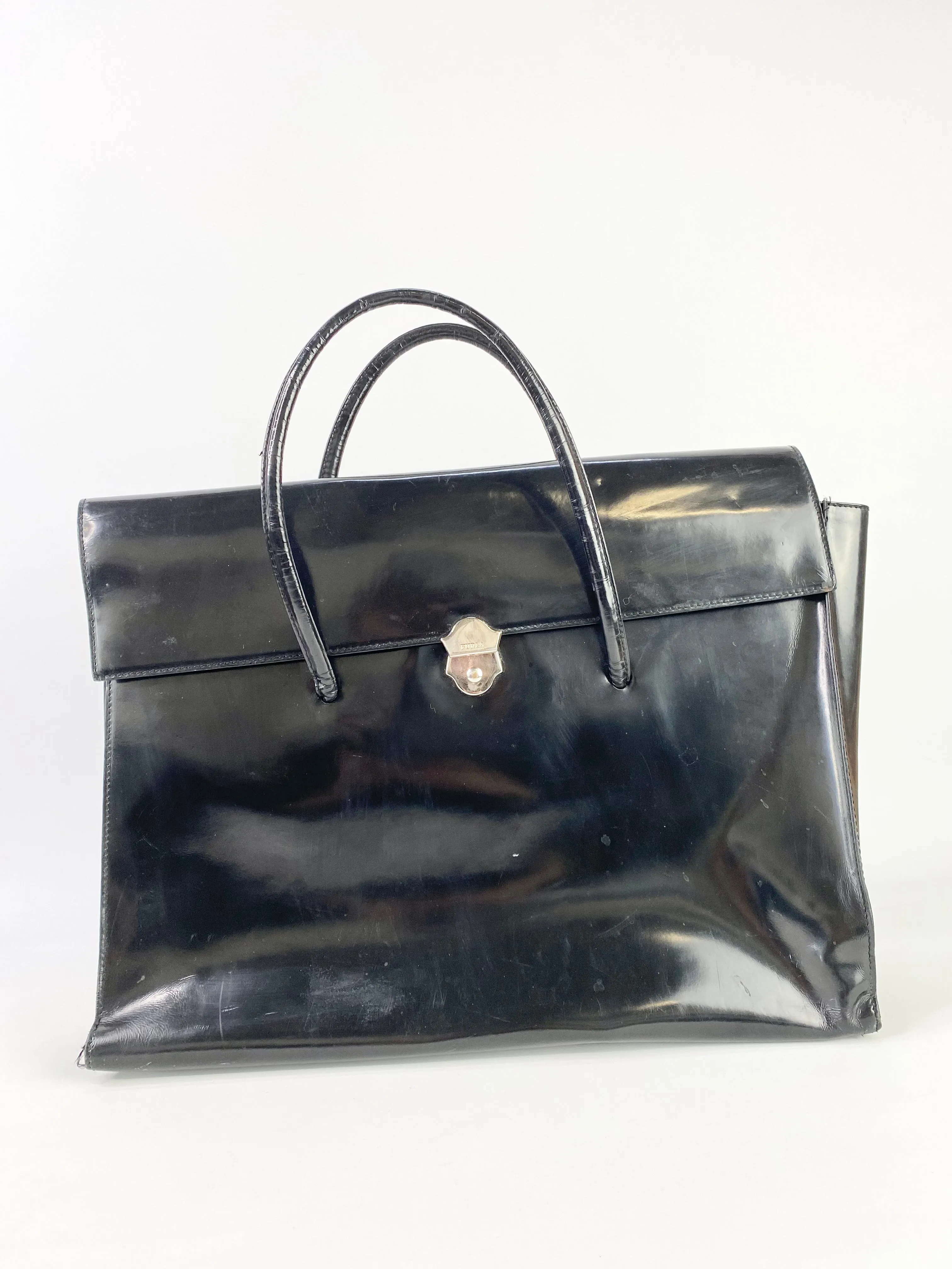 90's Furla Black Tote