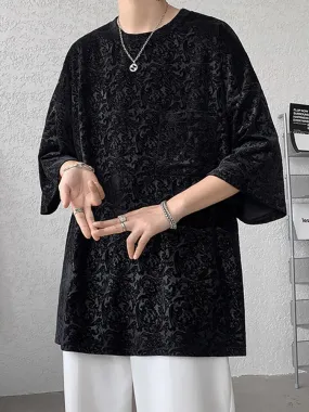 ADVBRIDGE  Men Oversized Streetwear Cotton Solid Color T Shirts Summer Mens Japanese Fashions Harajuku T-Shirt Male Vintage Tees E168