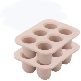 Ali Oli - Breastmilk Freezer Trays BPA-Free Food-Grade Silicone, 2 Pack, Taupe