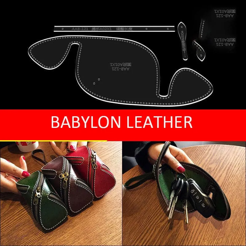 BABYLON™ Creative Car Key Case Leather Craft Pattern AAB-121