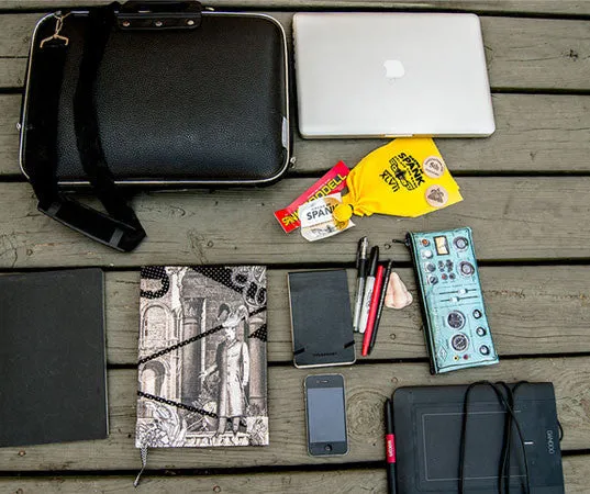 Bombata Classic Laptop Briefcase - Charcoal