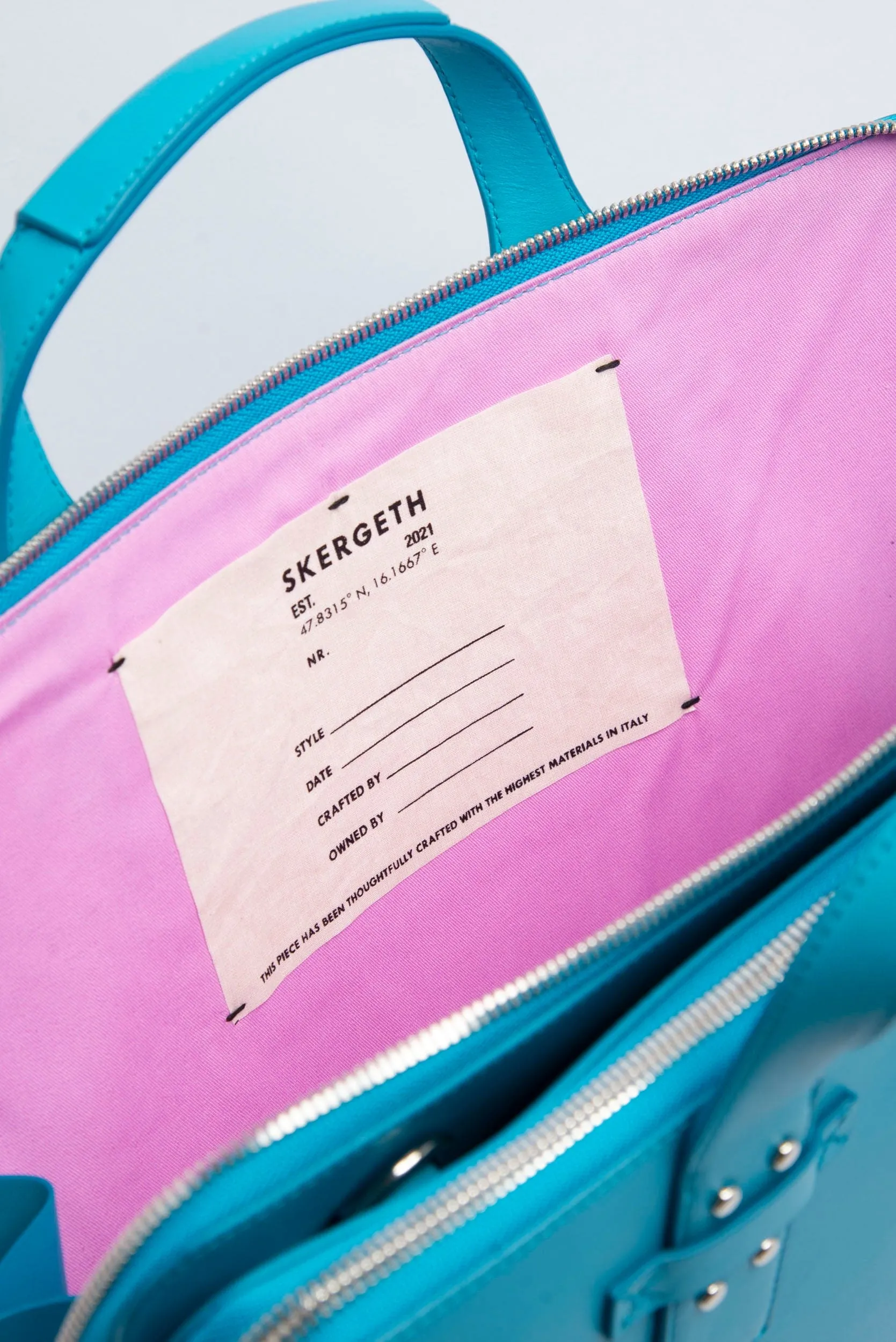 BRIEFCASE Aqua SKERGETH x SKERGETH EST.2021