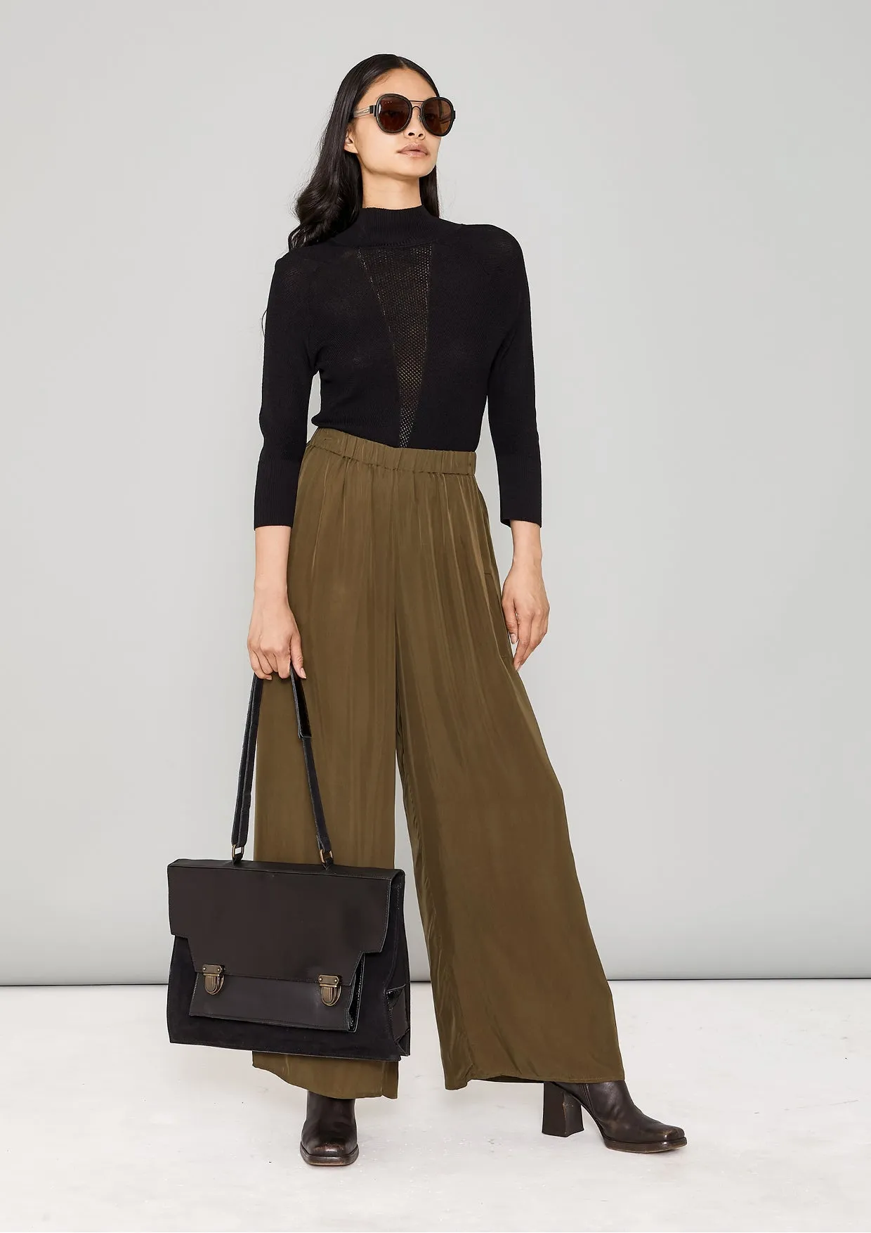 BRIEFCASE - LEATHER black by BERENIK