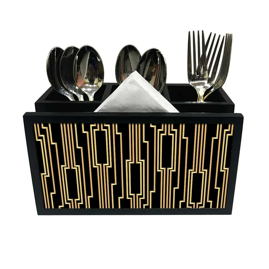Cutlery Tissue Holder Napkin Stand -  Decor