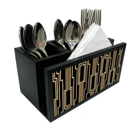Cutlery Tissue Holder Napkin Stand -  Decor