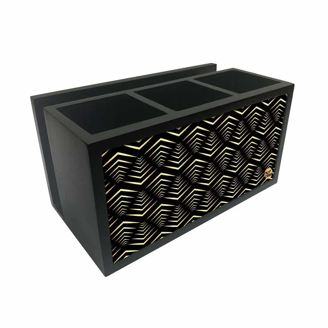 Cutlery Tissue Holder Napkin Stand -  Geometric Design Pattern
