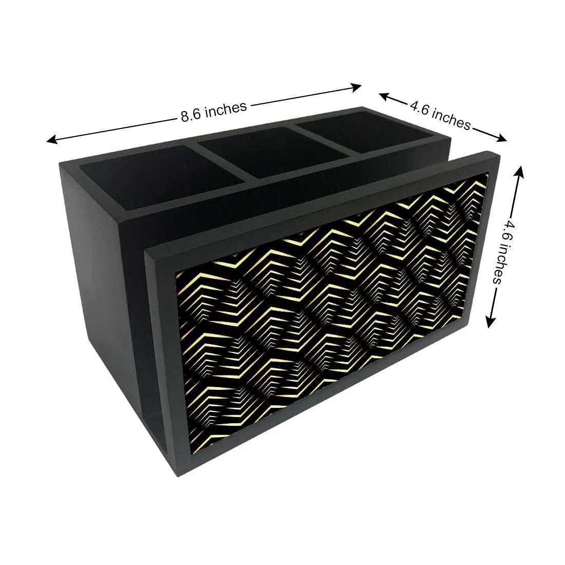 Cutlery Tissue Holder Napkin Stand -  Geometric Design Pattern