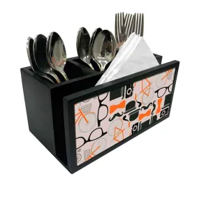 Cutlery Tissue Holder Napkin Stand -  Hipster Elements