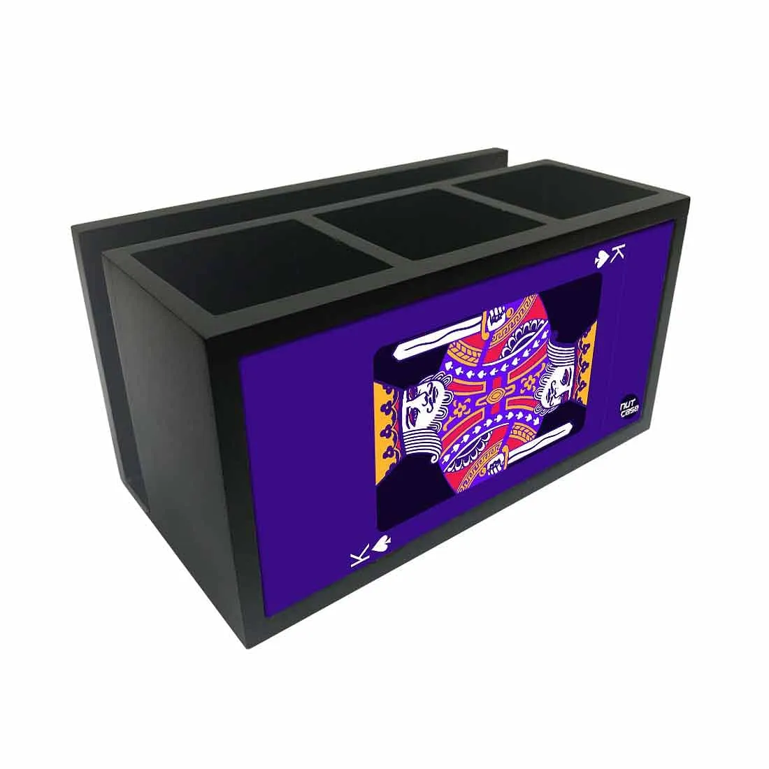 Cutlery Tissue Holder Napkin Stand -  King (Purple)