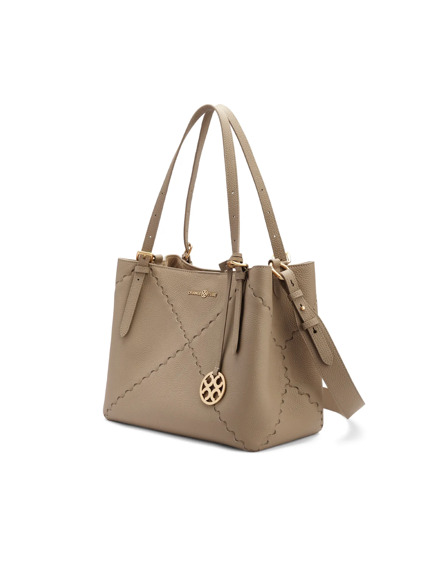 Dusk Mosaic Tote Bag - Beige