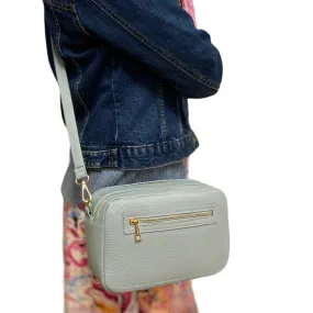ELAINE  Italian leather cross body bag
