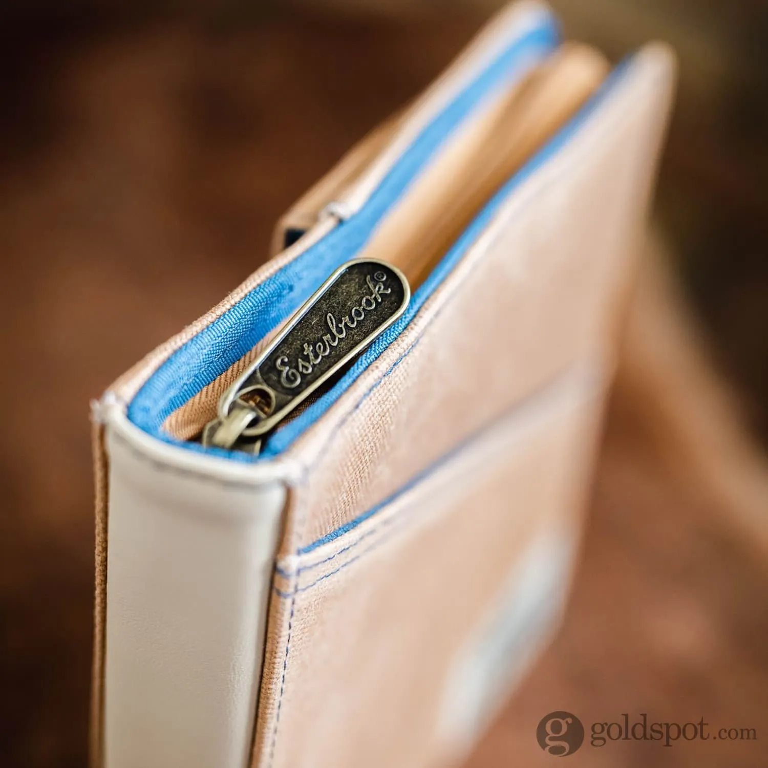 Esterbrook 20 Pen Zipper Case in Tan