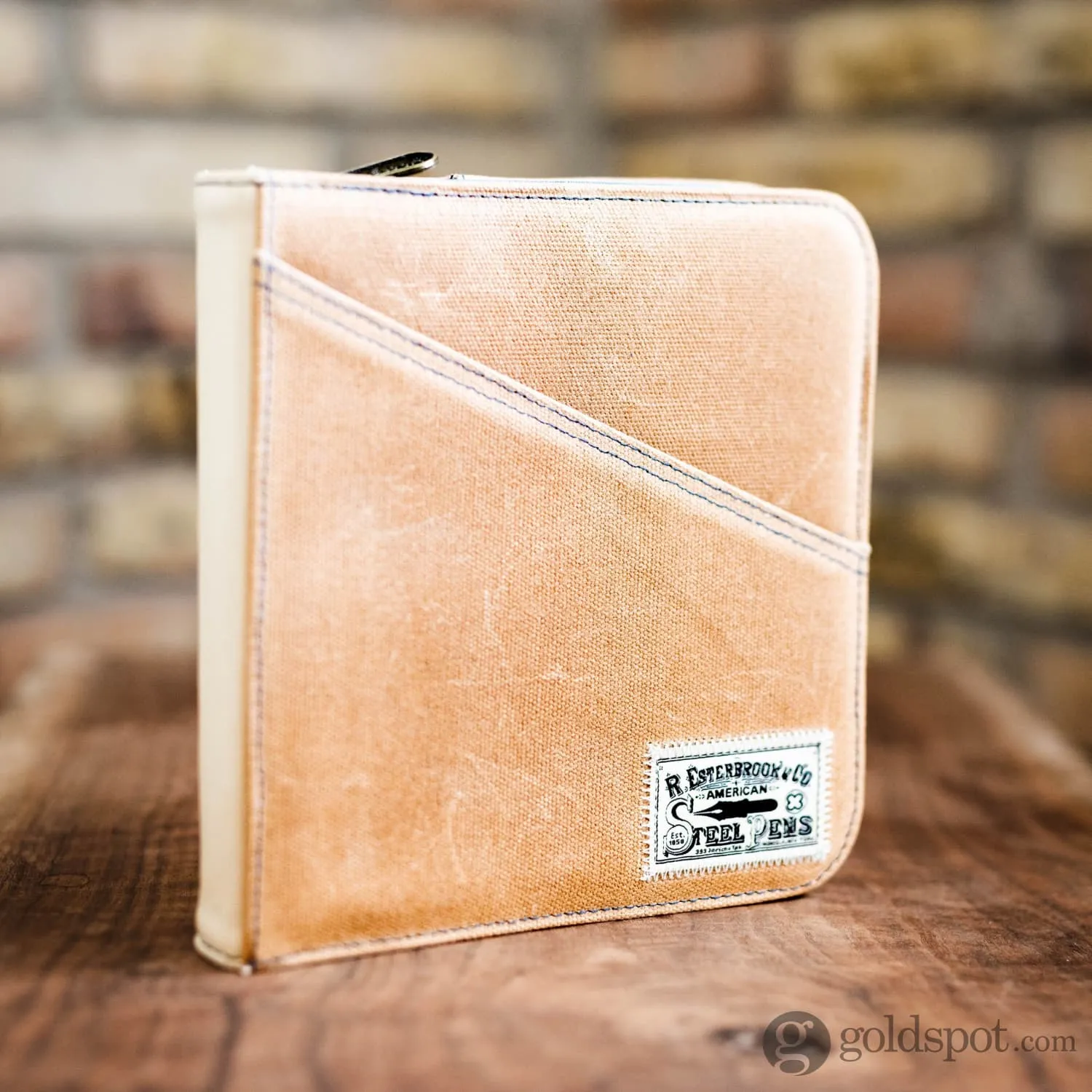 Esterbrook 20 Pen Zipper Case in Tan