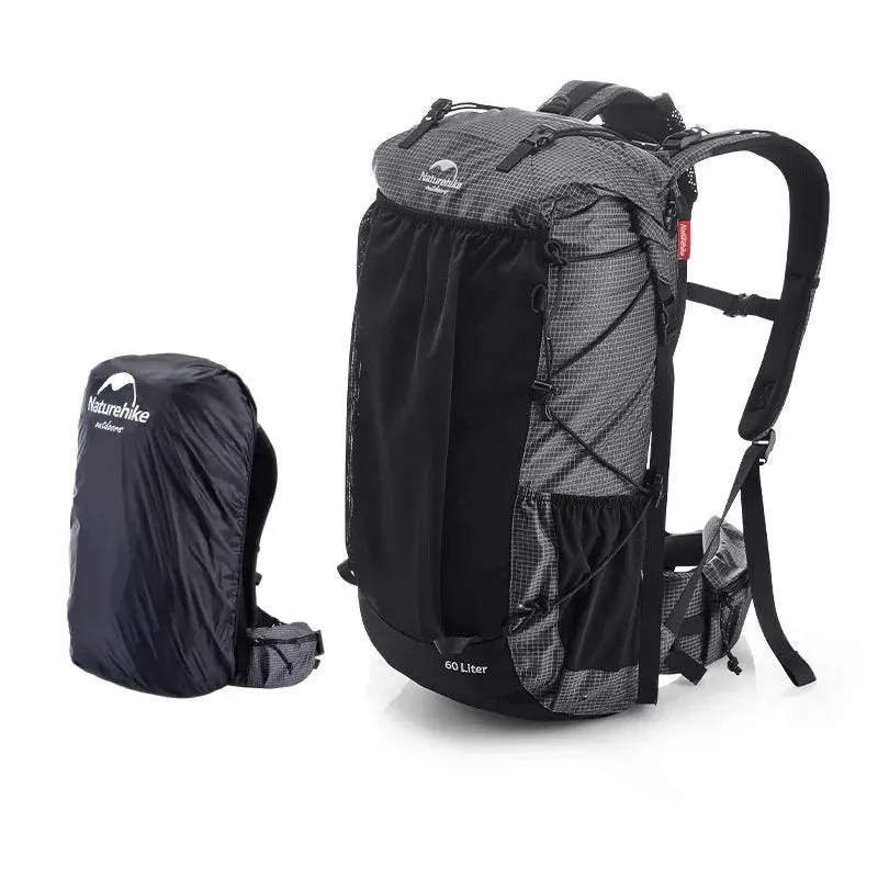 ExplorePro Adventure 60 5L: Large Capacity Hiking Backpack with Ergonomic Design and Waterproof Features