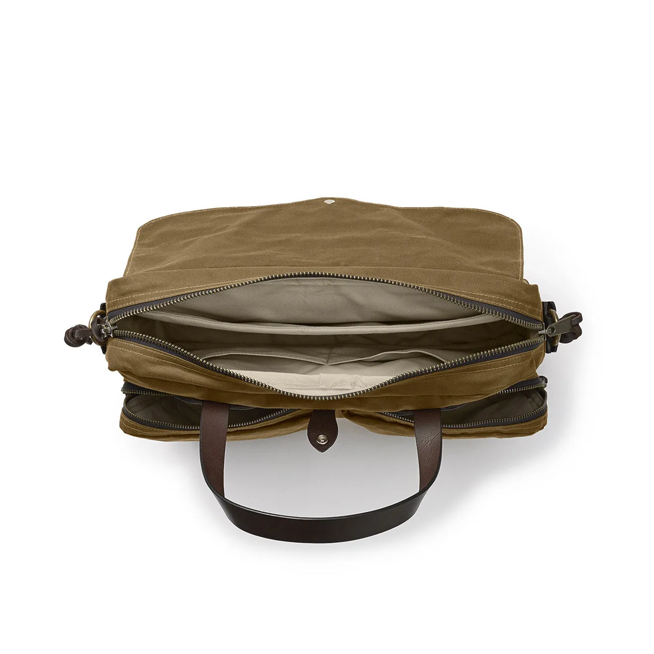 Filson 24-Hour Tin Briefcase Dark Tan