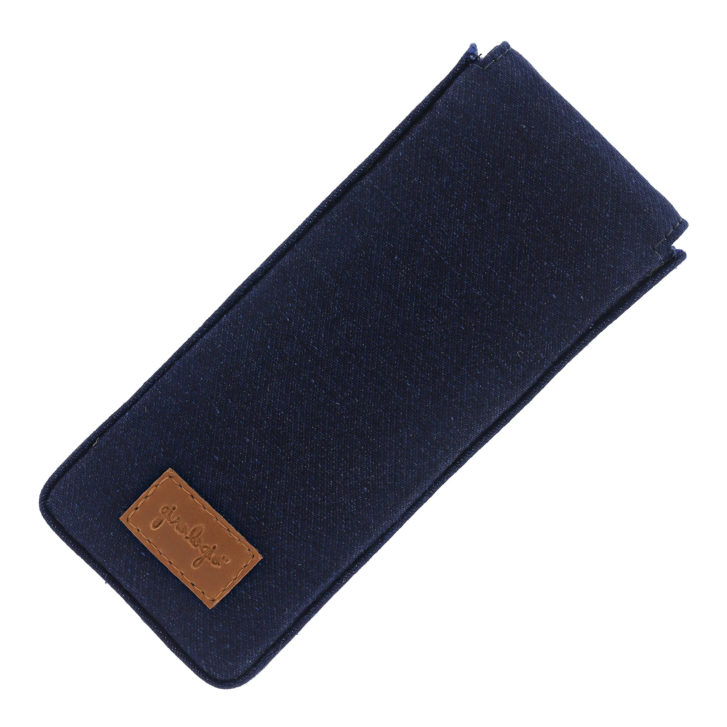Girologio Cotton Denim Triple Magnetic Closure Pen Case