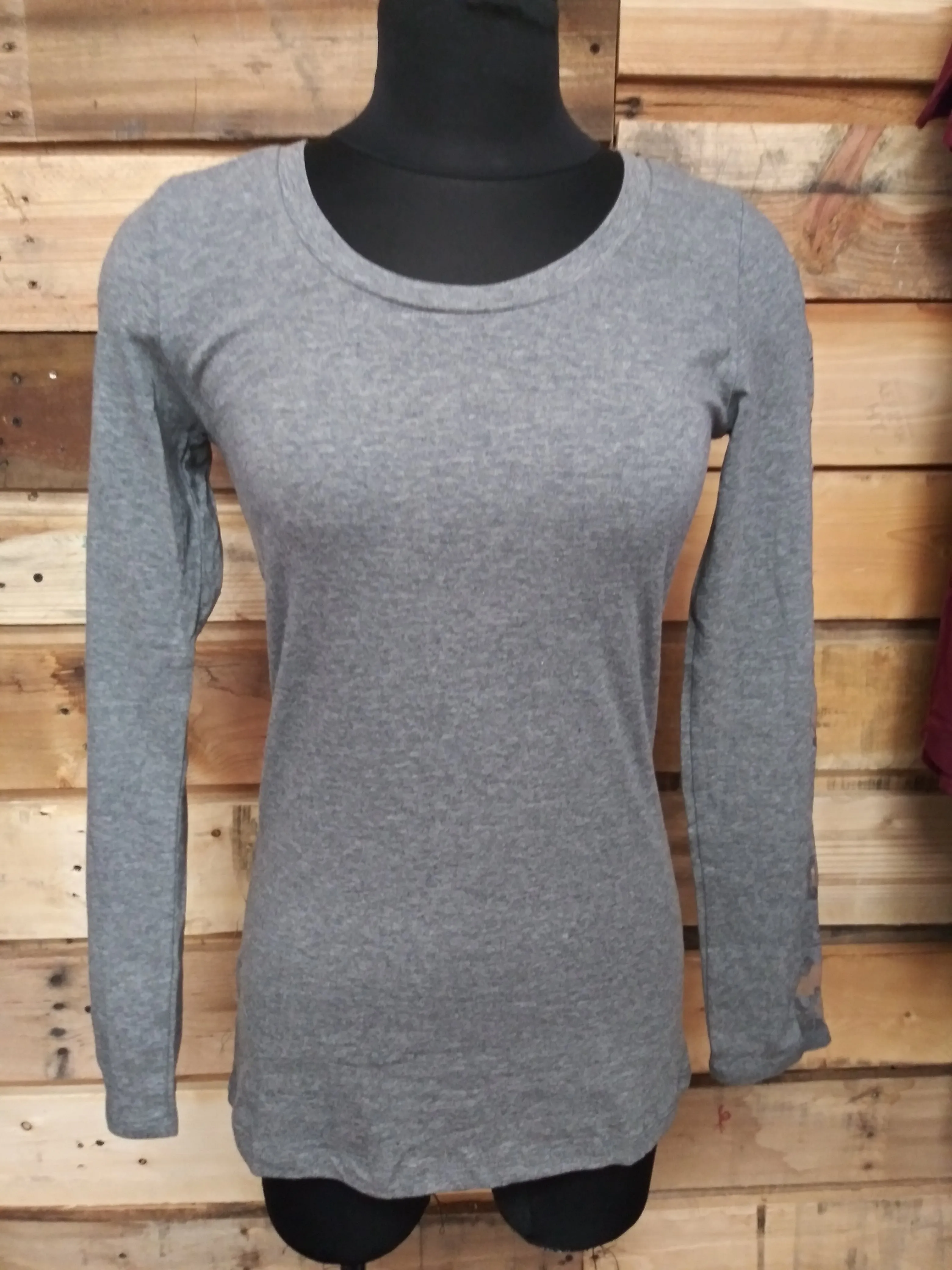 Junior Lace Panel Sleeve Top