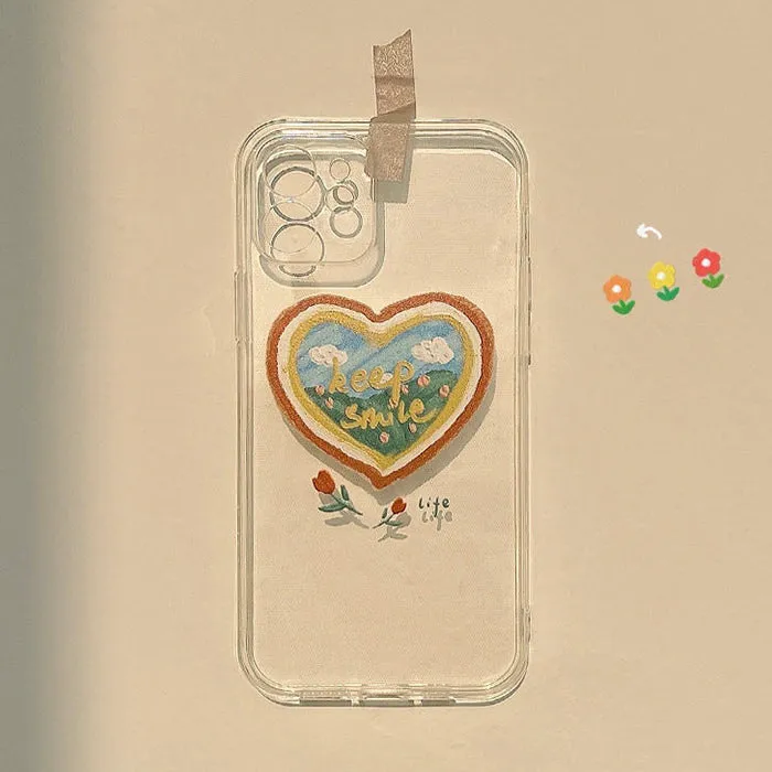 Keep Smile iPhone Case