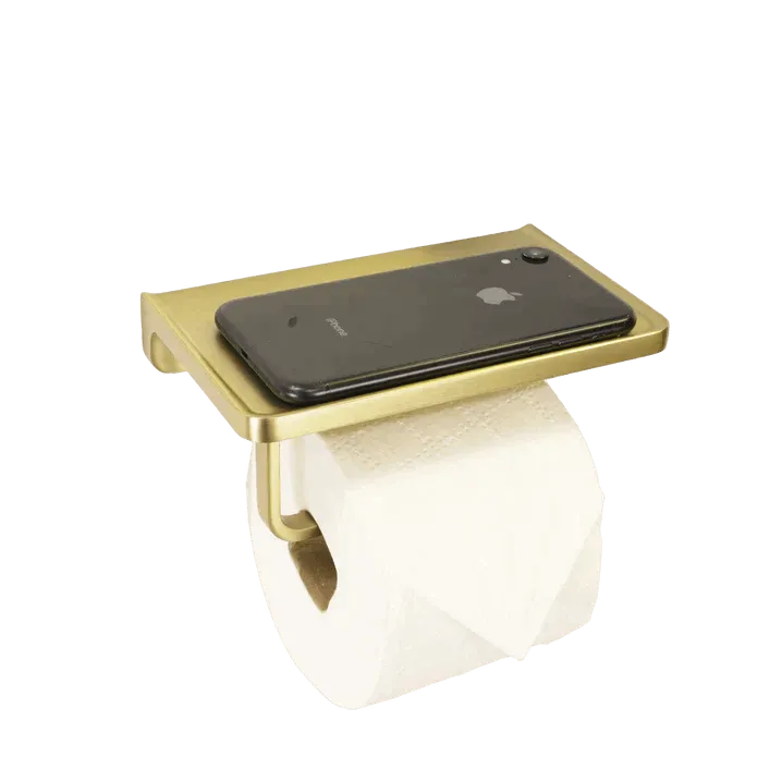 Kodaen MADISON Bathroom Toilet Paper Single Holder with Shelf - TPHSS123