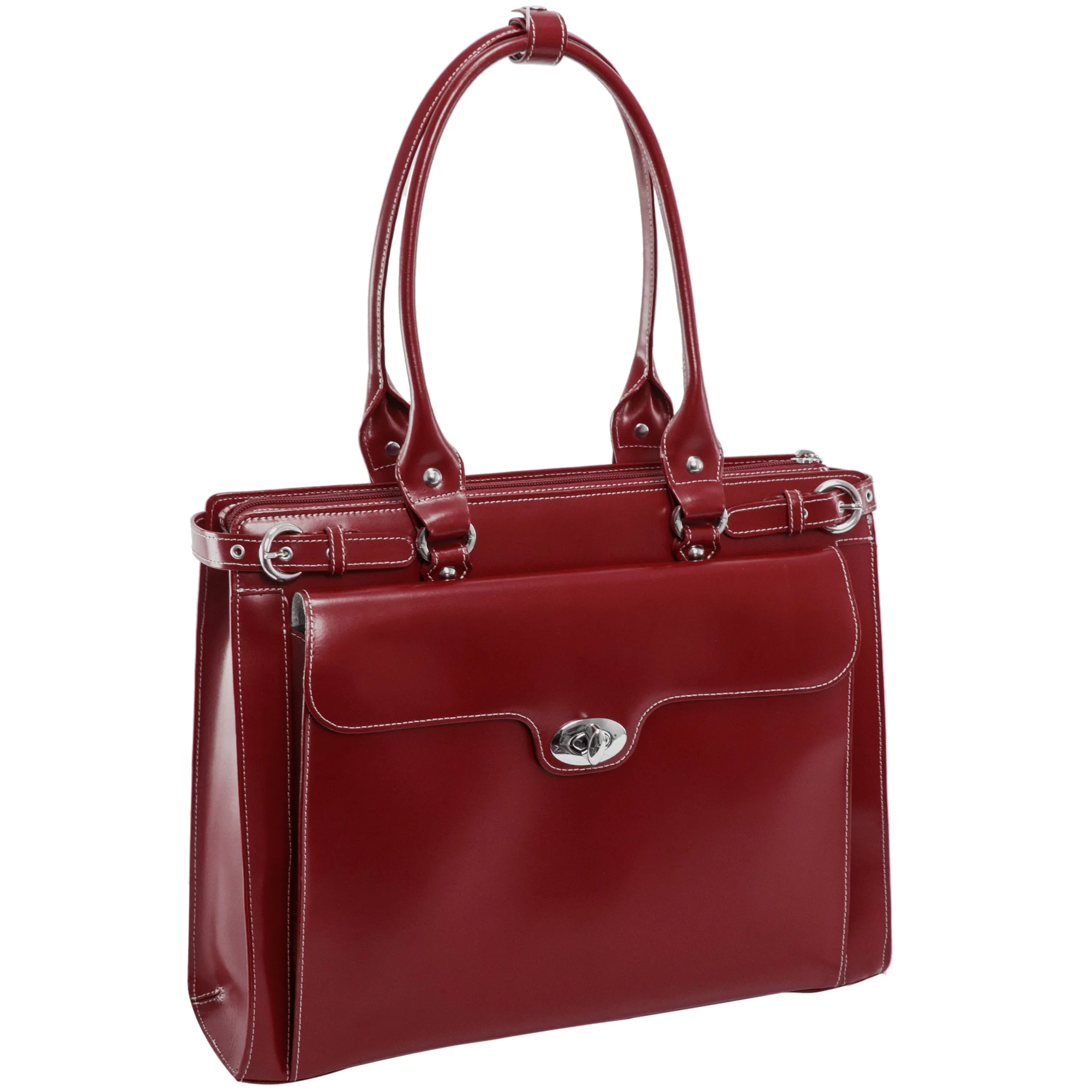 McKlein WINNETKA 15" Leather Laptop Briefcase