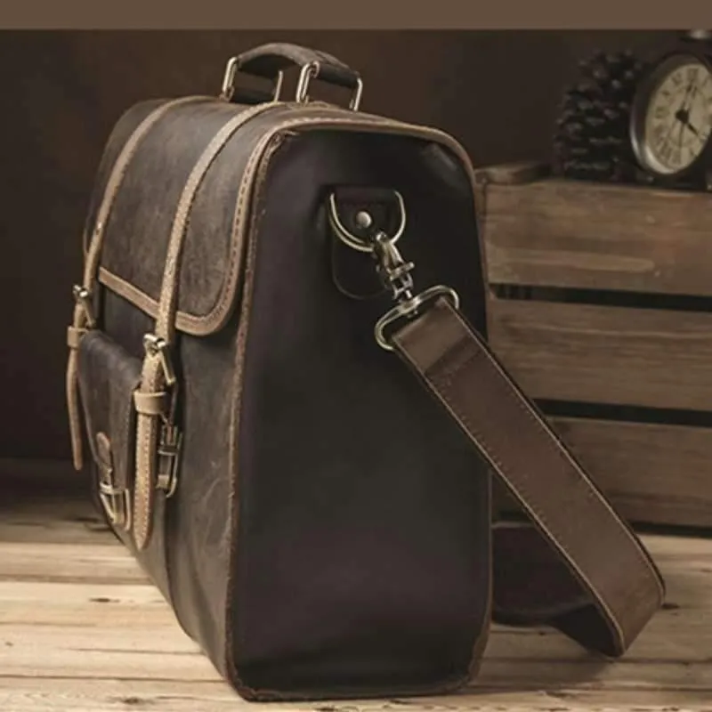 Memphis Leather Briefcase Bag