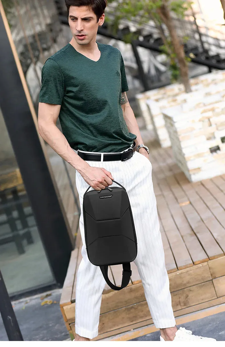 Men's Motorcycle Design Chest Bag