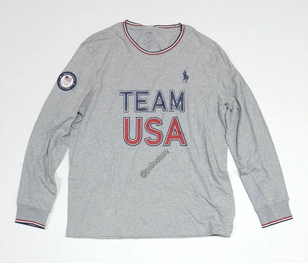 Nwt Polo Ralph Lauren Team Usa Long Sleeve Tee
