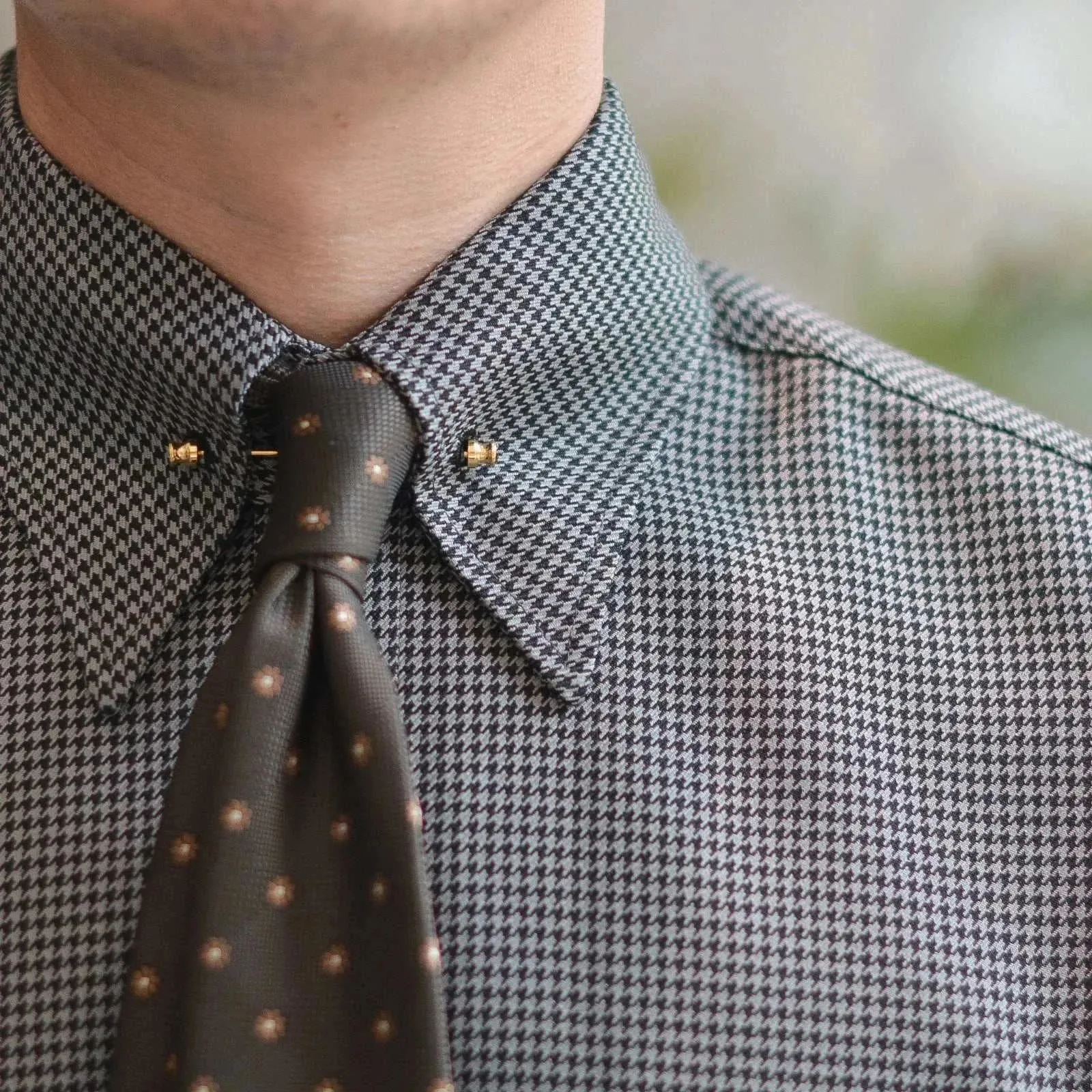 Office tuxedo long-sleeve shirt