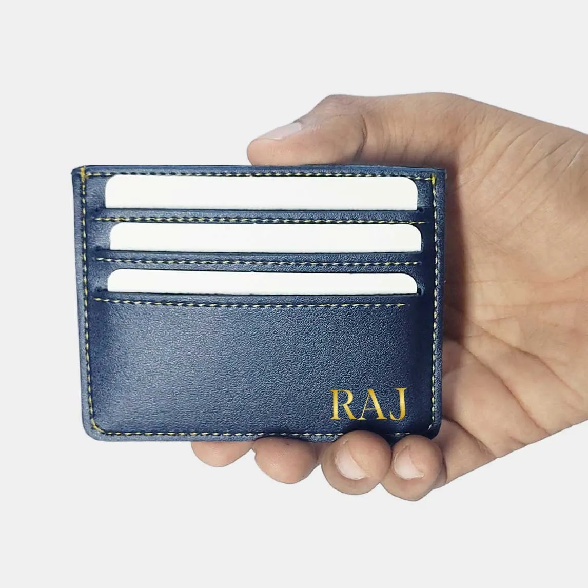 Personalized Pocket Business Card Holder With Add Name