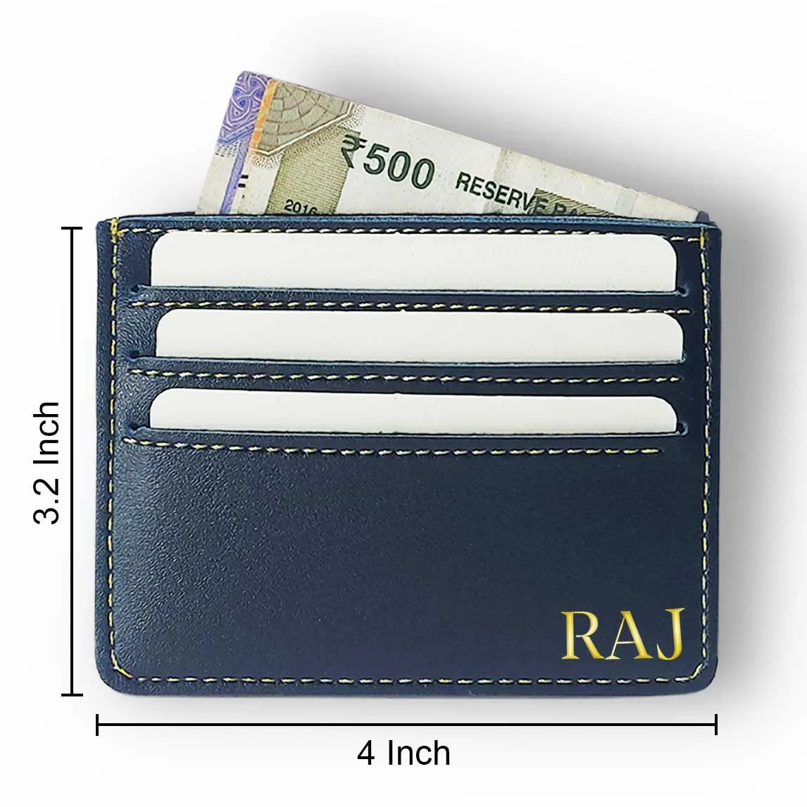 Personalized Pocket Business Card Holder With Add Name