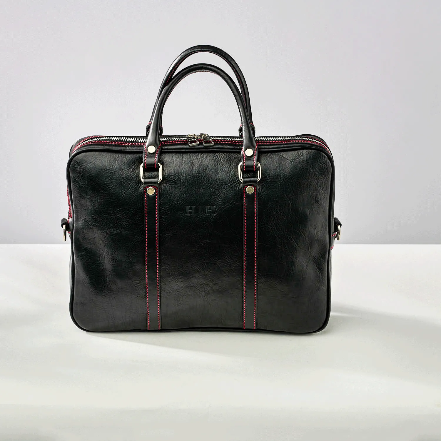 Piero Briefcase Rosso Nero - Auto Amore™️