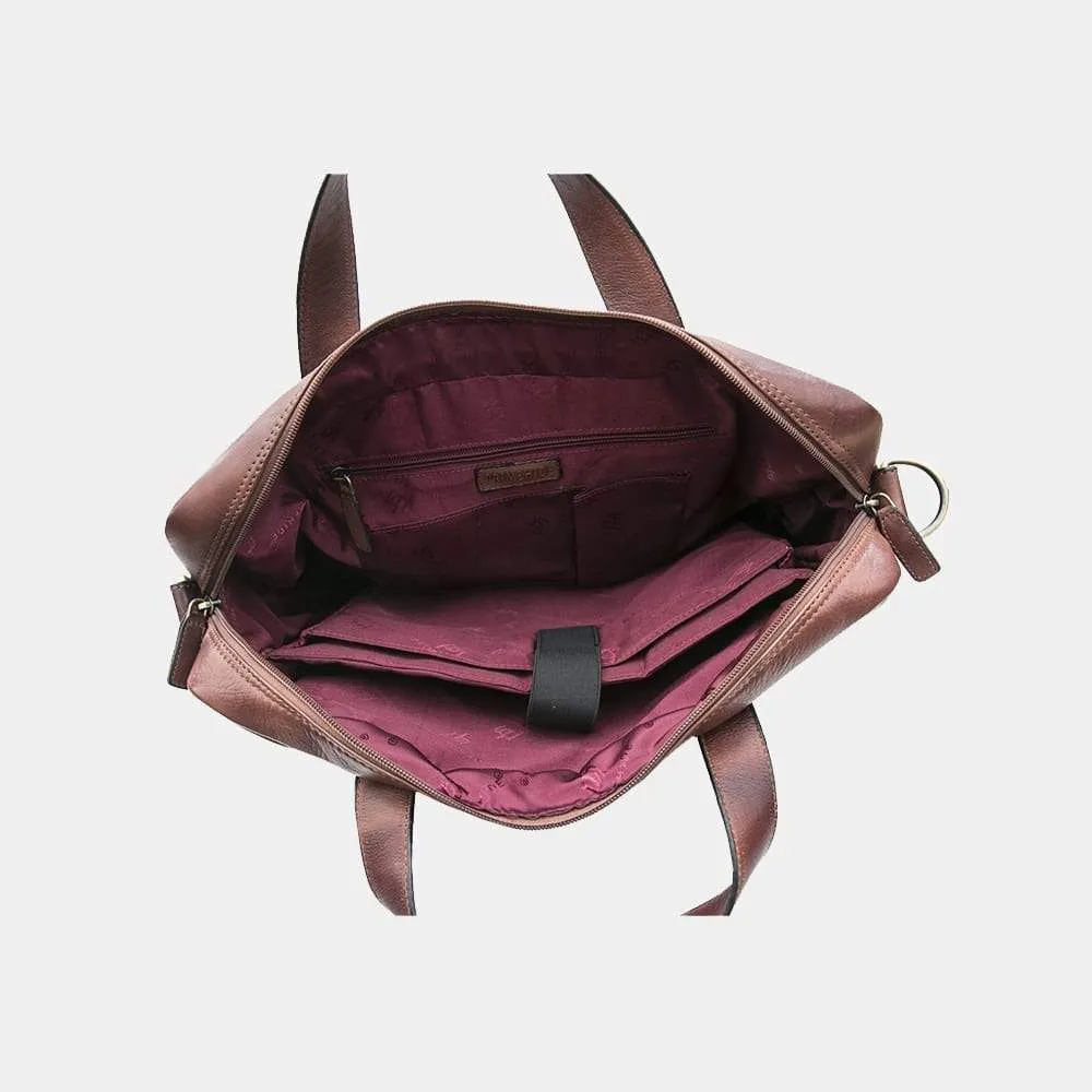 Ridgeback Luxury Leather Briefcase Laptop Bag - 674