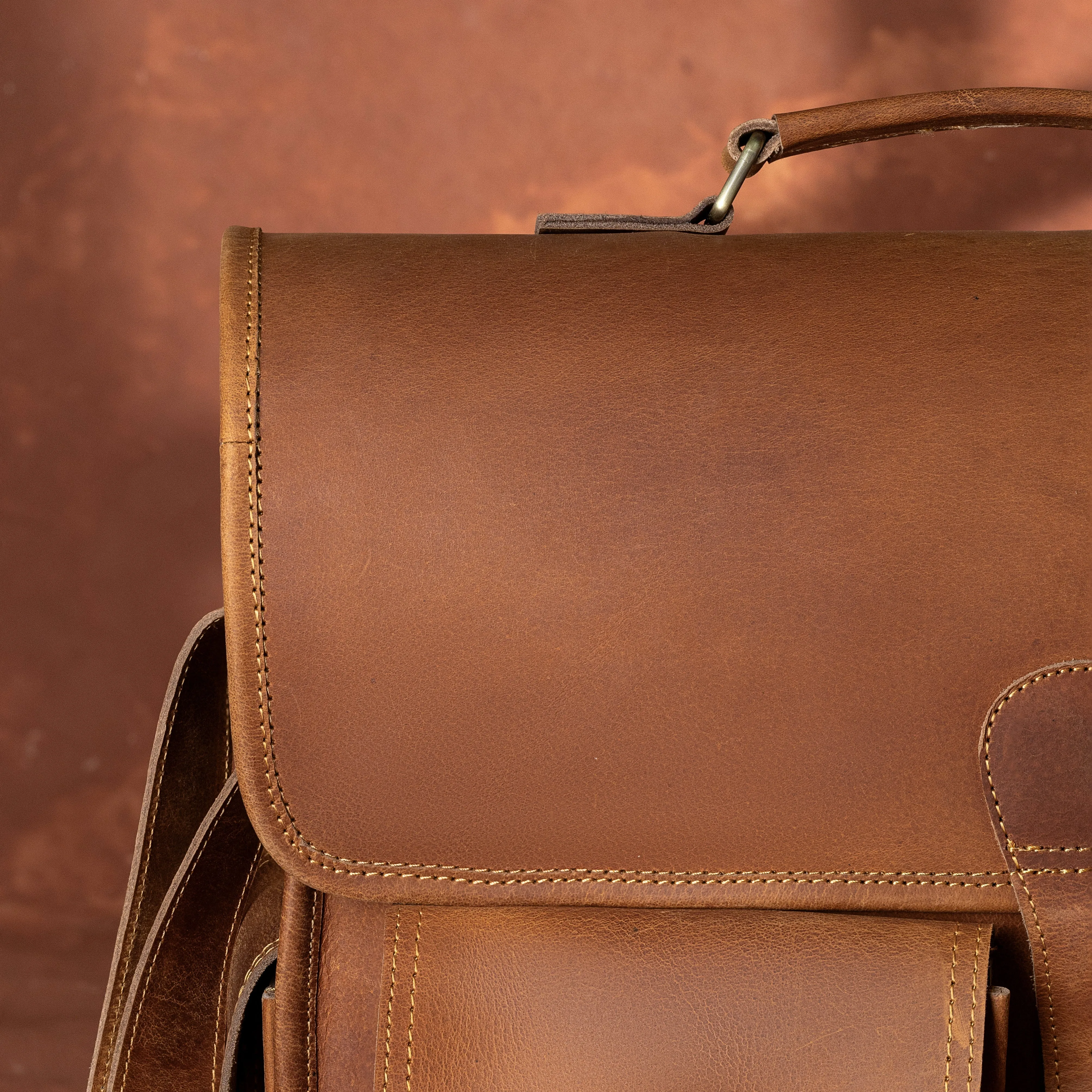 Royal Arch Chapter Briefcase - Genuine Leather Crazy Horse Finish