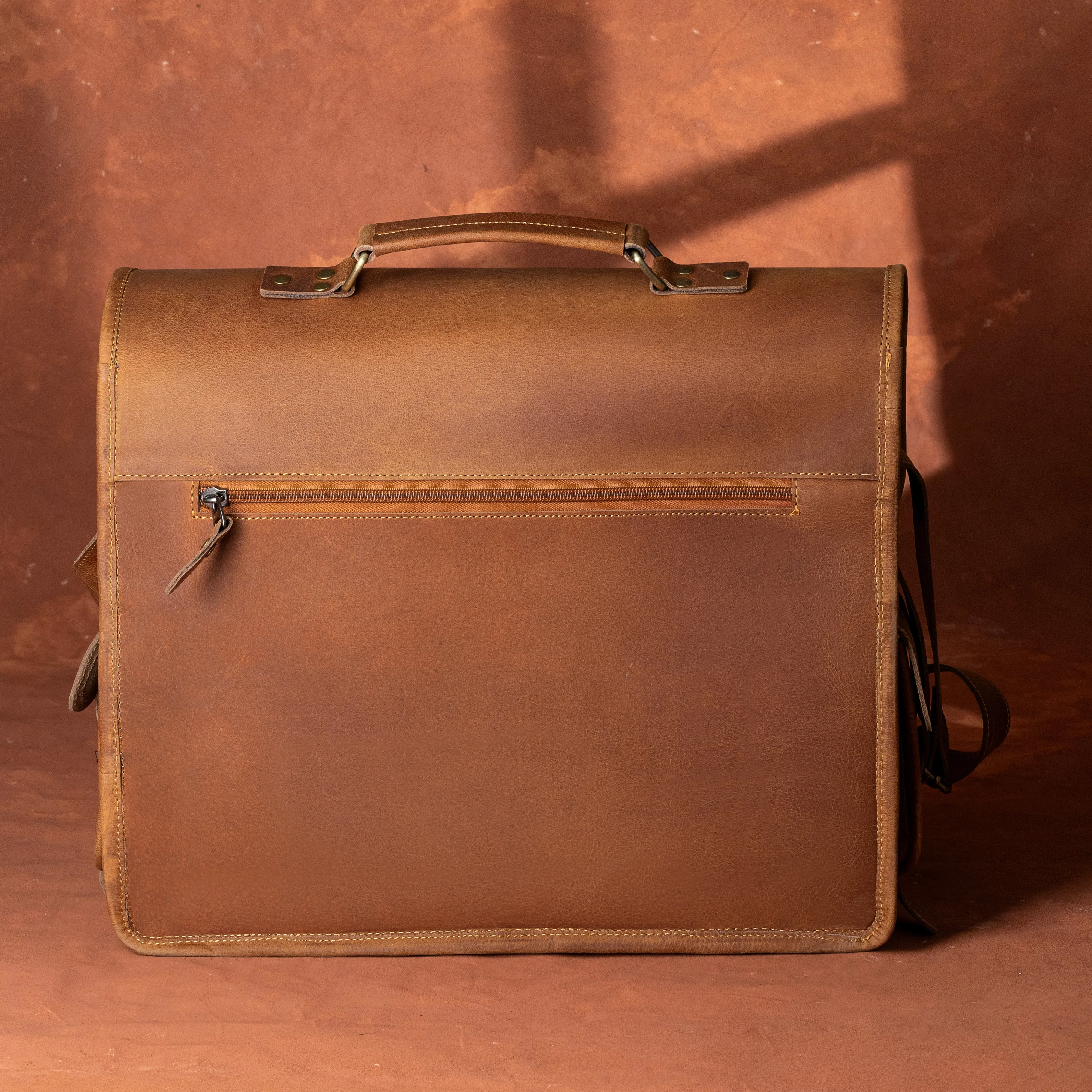 Royal Arch Chapter Briefcase - Genuine Leather Crazy Horse Finish