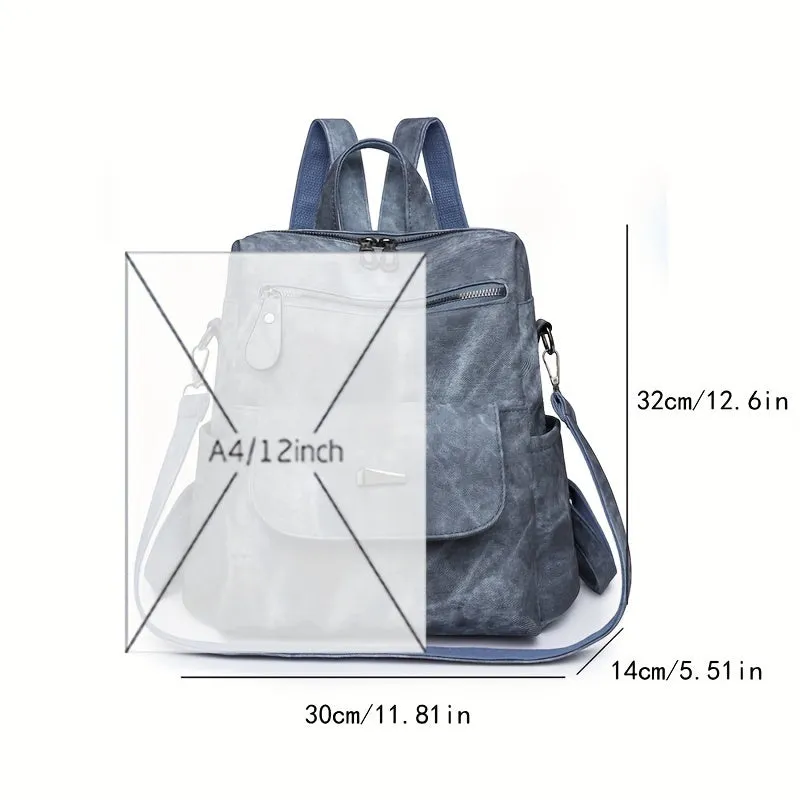 Stylish Vintage AntiTheft Backpack for Womens Travel and School