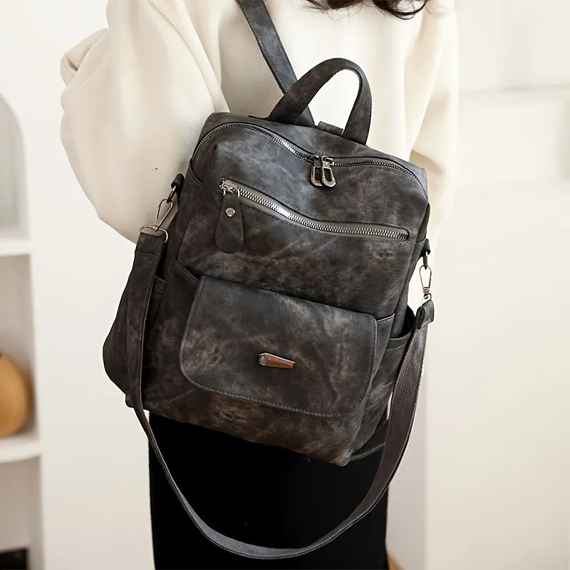 Stylish Vintage AntiTheft Backpack for Womens Travel and School