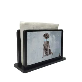 Tissue Holder Paper Napkin Stand - Black Beauty