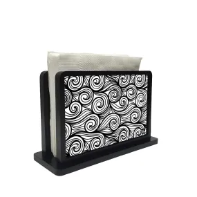Tissue Holder Paper Napkin Stand - Black Jungle