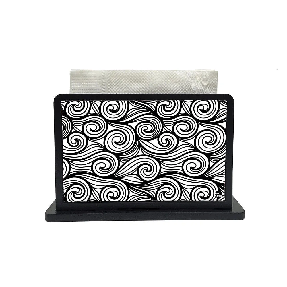 Tissue Holder Paper Napkin Stand - Black Jungle