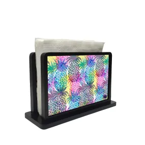 Tissue Holder Paper Napkin Stand - Colorful Pineapples