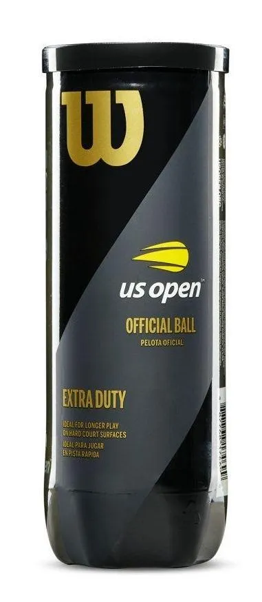 Wilson US Open Extra Duty Tennis Balls Case - 24 of 3 Ball Cans (72 balls)