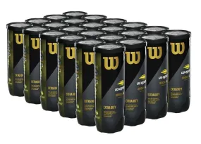 Wilson US Open Extra Duty Tennis Balls Case - 24 of 3 Ball Cans (72 balls)